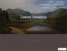 Tablet Screenshot of laurensansaricq.com